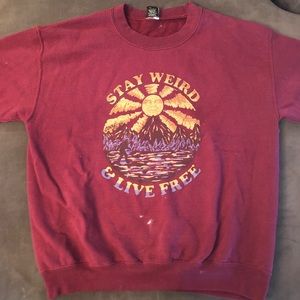 Mahogany Obey crewneck